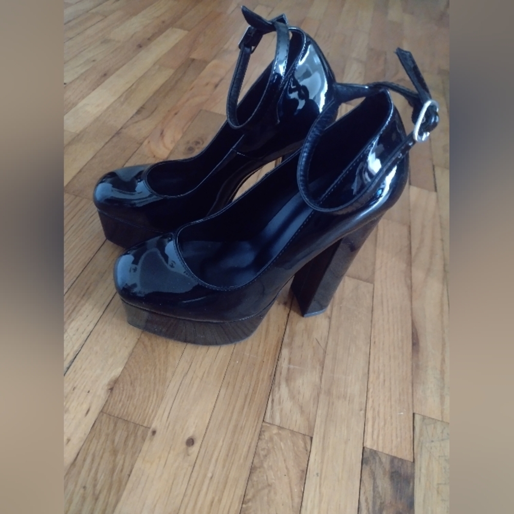 Elegant Black Platform Heels